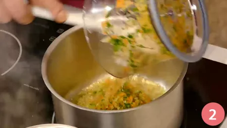 Baccalà fritto su crema di lenticchie - Passaggio 2