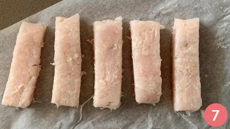 Bastoncini di pesce - Passaggio 7