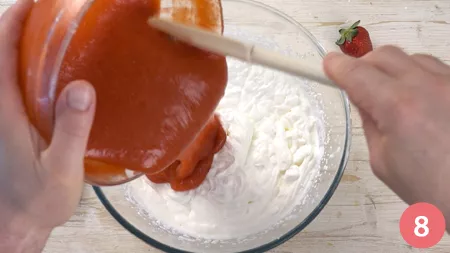 Bavarese di fragole - Passaggio 8