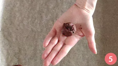 Biscotti al cioccolato senza uova - Pass 5