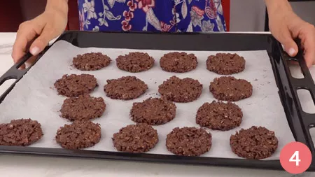 Biscotti avena e cioccolato senza cottura - P4