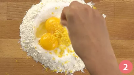 Biscotti bustina di tè - Passo 2