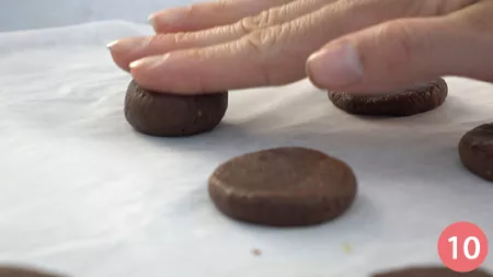 Biscotti al cacao con crema di pistacchio - Passaggio 10