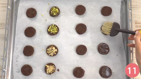 Biscotti al cacao con crema di pistacchio - Passaggio 11