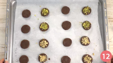 Biscotti al cacao con crema di pistacchio - Passaggio 12