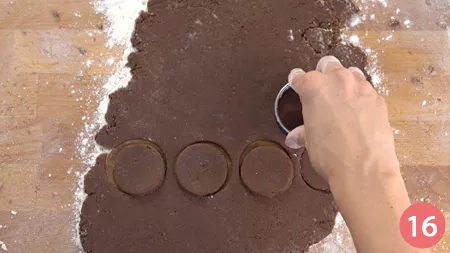 Biscotti al cacao con crema di pistacchio - Passaggio 16