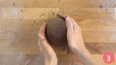 Biscotti al cacao con crema di pistacchio - Passaggio 3