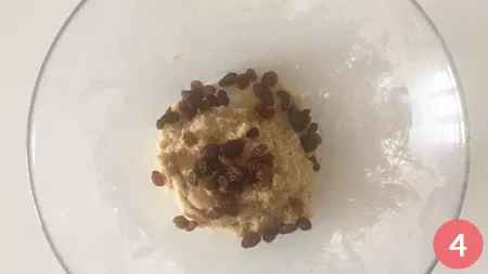 Biscotti con l'uvetta - Step 4