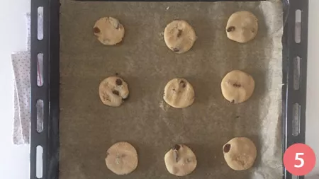 Biscotti con l'uvetta - Step 5