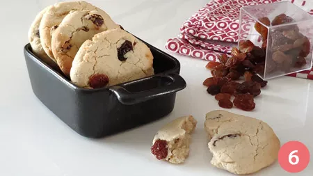 Biscotti con l'uvetta - Step 6