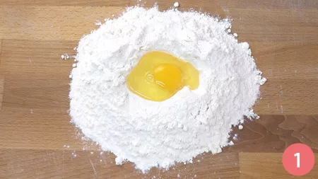 Biscotti con gocce di cioccolato - Passaggio 1