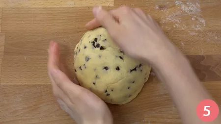 Biscotti con gocce di cioccolato - Passaggio 5