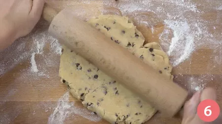 Biscotti con gocce di cioccolato - Passaggio 6