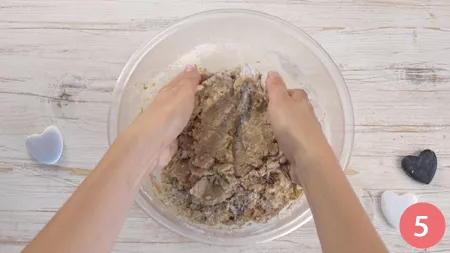 Biscotti integrali con gocce di cioccolato - Passaggio 5