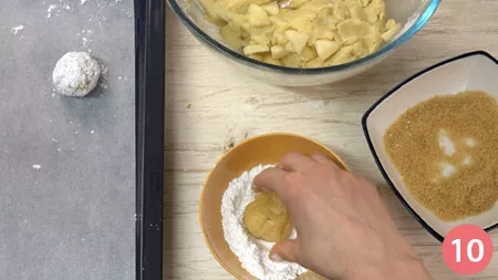 Biscotti morbidi alle mele - Passo 10