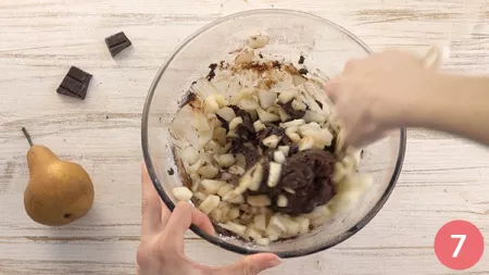 Biscotti morbidi pere e cioccolato - Passaggio 7