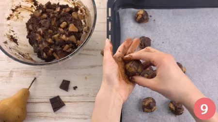 Biscotti morbidi pere e cioccolato - Passaggio 9