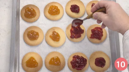 Biscotti occhi di bue - Passaggio 10