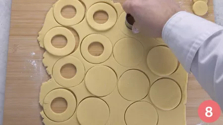 Biscotti occhi di bue - Passaggio 8