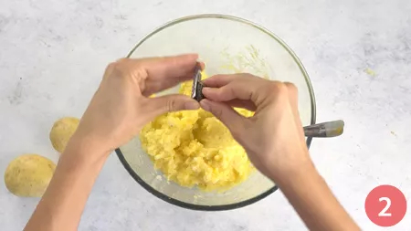 Bombe di patate - Passaggio 2