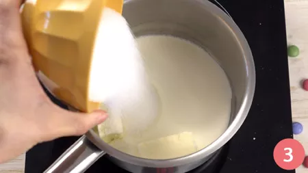 Bounty al cioccolato bianco - Passo 3