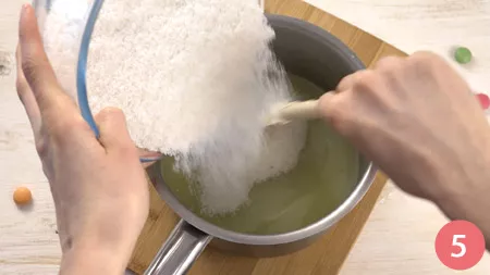 Bounty al cioccolato bianco - Passo 5