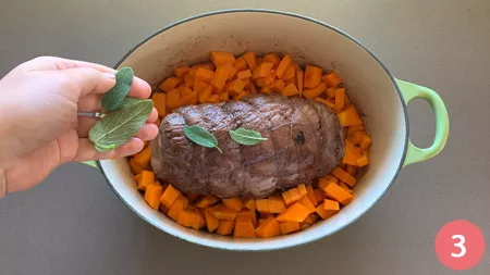 Brasato alla zucca - 3