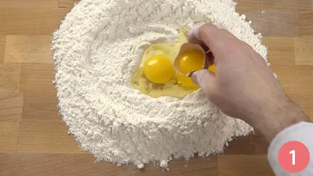 Brioches allo yogurt - Passo 1