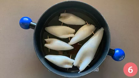 Calamari ripieni al sugo - P6