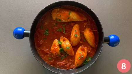 Calamari ripieni al sugo - P8