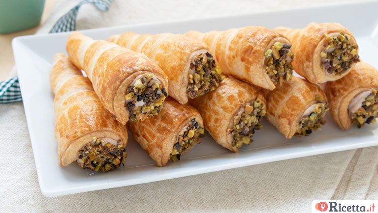 Ricetta Cannoncini salati al prosciutto