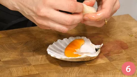 Capesante con asparagi e gelèe di barbabietola - Passaggio 6