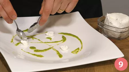 Capesante con asparagi e gelèe di barbabietola - Passaggio 9