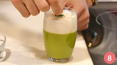 Cappuccino di broccoli e coriandolo - Passaggio 8