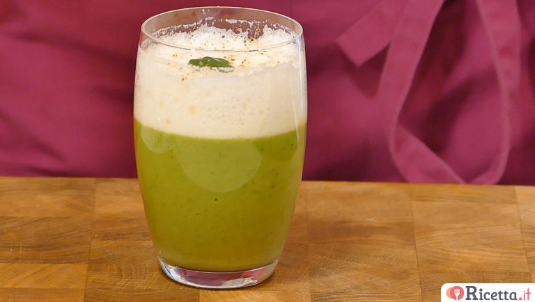 Cappuccino di broccoli e coriandolo
