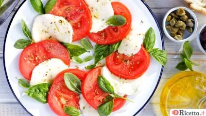 Caprese di mozzarella in 3 versioni