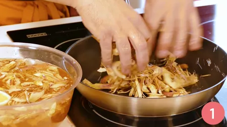 Carbonara ai carciofi - Passaggio 1