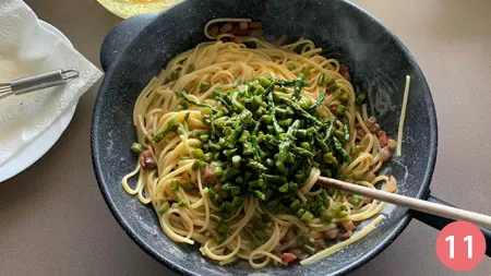 Carbonara di asparagi - p11