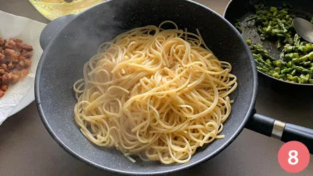 Carbonara di asparagi - p8