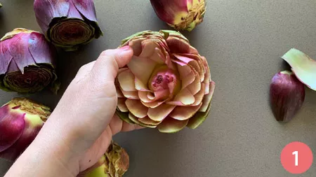 Carciofi ripieni vegetariani - p1