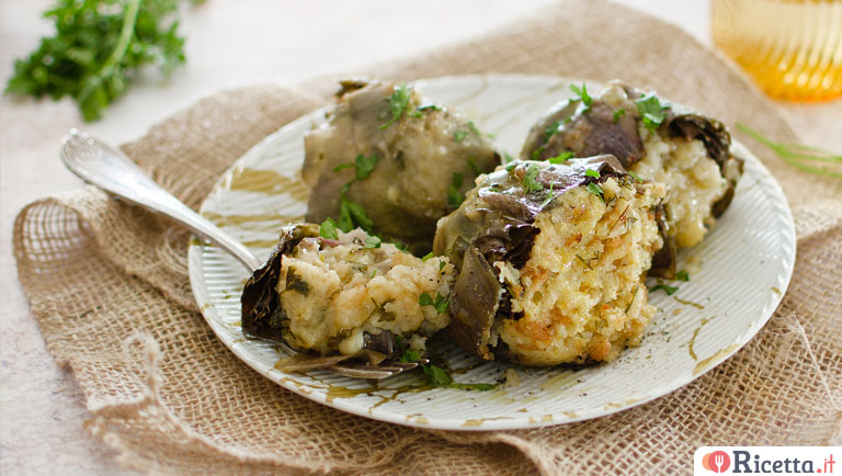 Carciofi ripieni vegetariani: ricetta facile e saporita senza carne