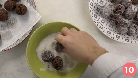 Castagnole al cioccolato - Passaggio 10