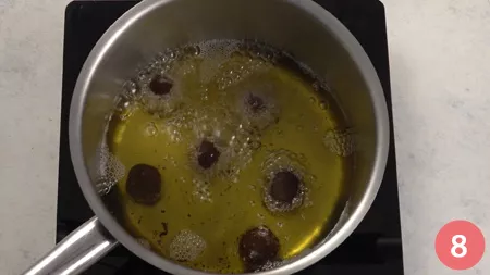 Castagnole al cioccolato - Passaggio 8