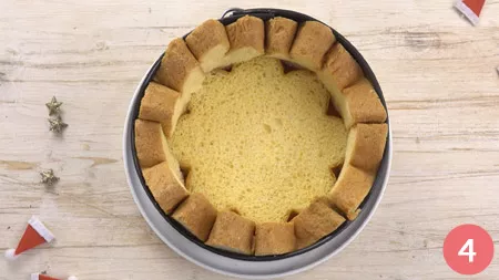 Charlotte di pandoro - Passo 4