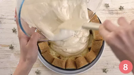 Charlotte di pandoro - Passo 8