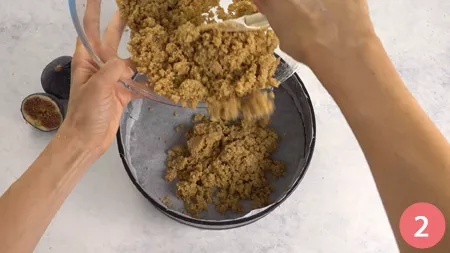 Cheesecake ai fichi - Passaggio 2