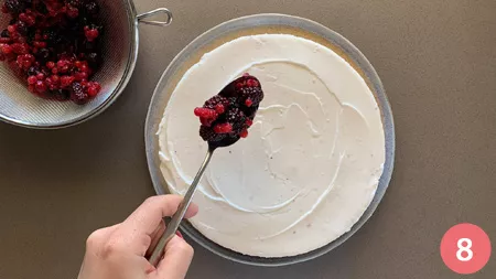 Cheesecake ai frutti di bosco - p8
