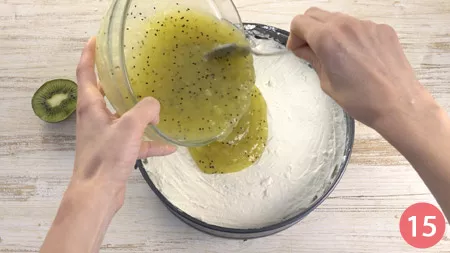 Cheesecake ai kiwi - Passaggio 15