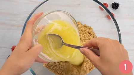 Cheesecake ai lamponi - Passaggio 1