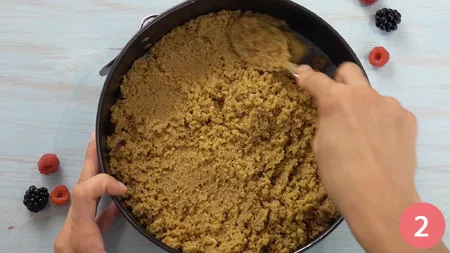 Cheesecake ai lamponi - Passaggio 2